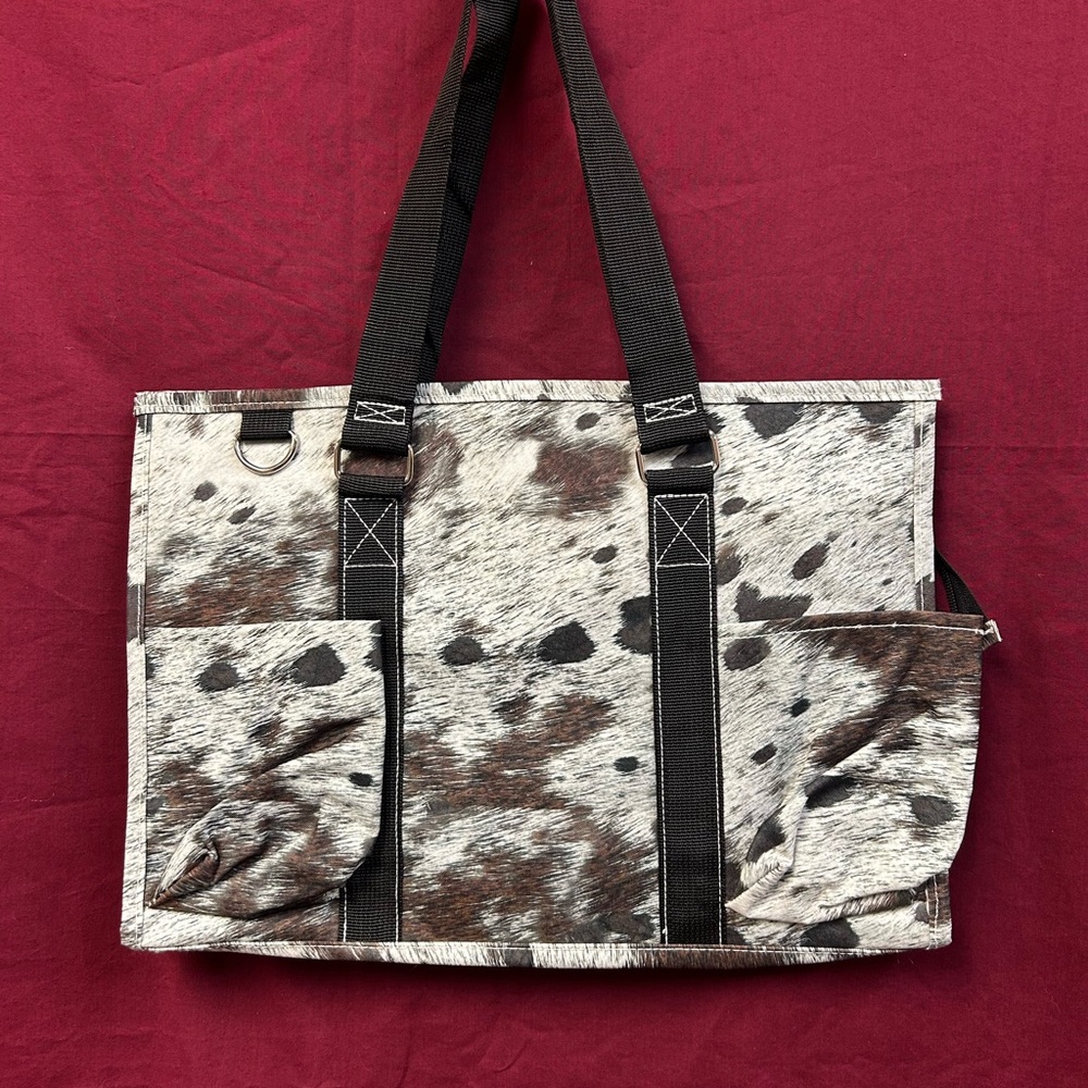 Stylish Black and Brown Tote Bag
